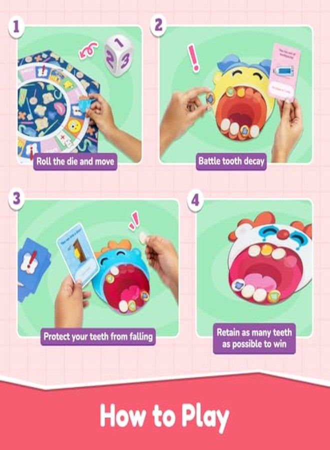 Bloomingo Teeth or Treat Board Game | Perfect Family Gift for Kids Age 4+ | Enjoy a Fun Dental-Themed Challenge While Learning Good Oral Care Habits | Entertaining & Engaging Play - Image 5